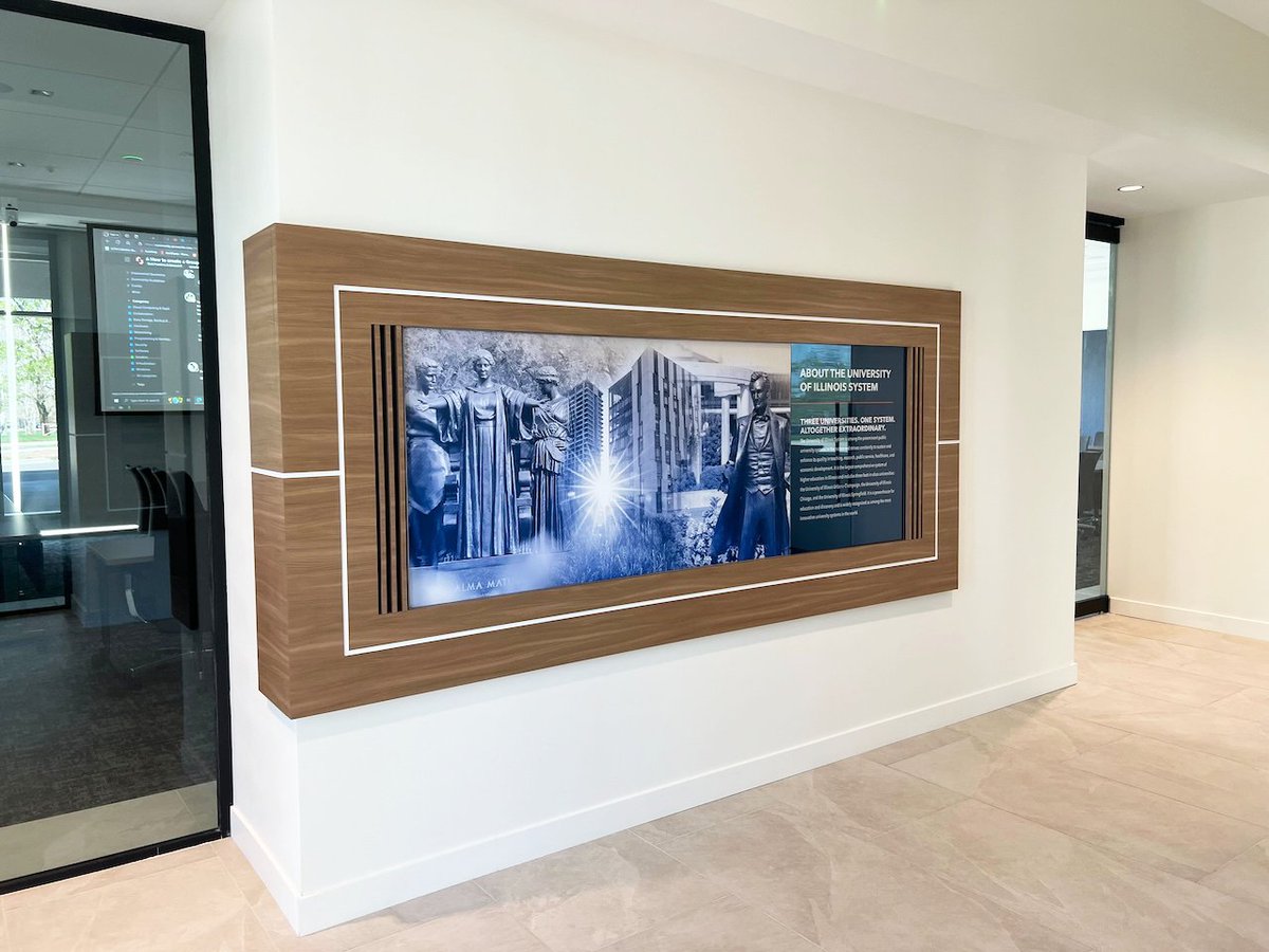 jackporterinc's tweet image. How do you unite three distinct campus identities in one donor recognition space? 

Take a look at our latest project with @UofI_Foundation, where interactive storytelling meets elegant design.

#DonorRecognition #ExperienceDesign #HigherEd