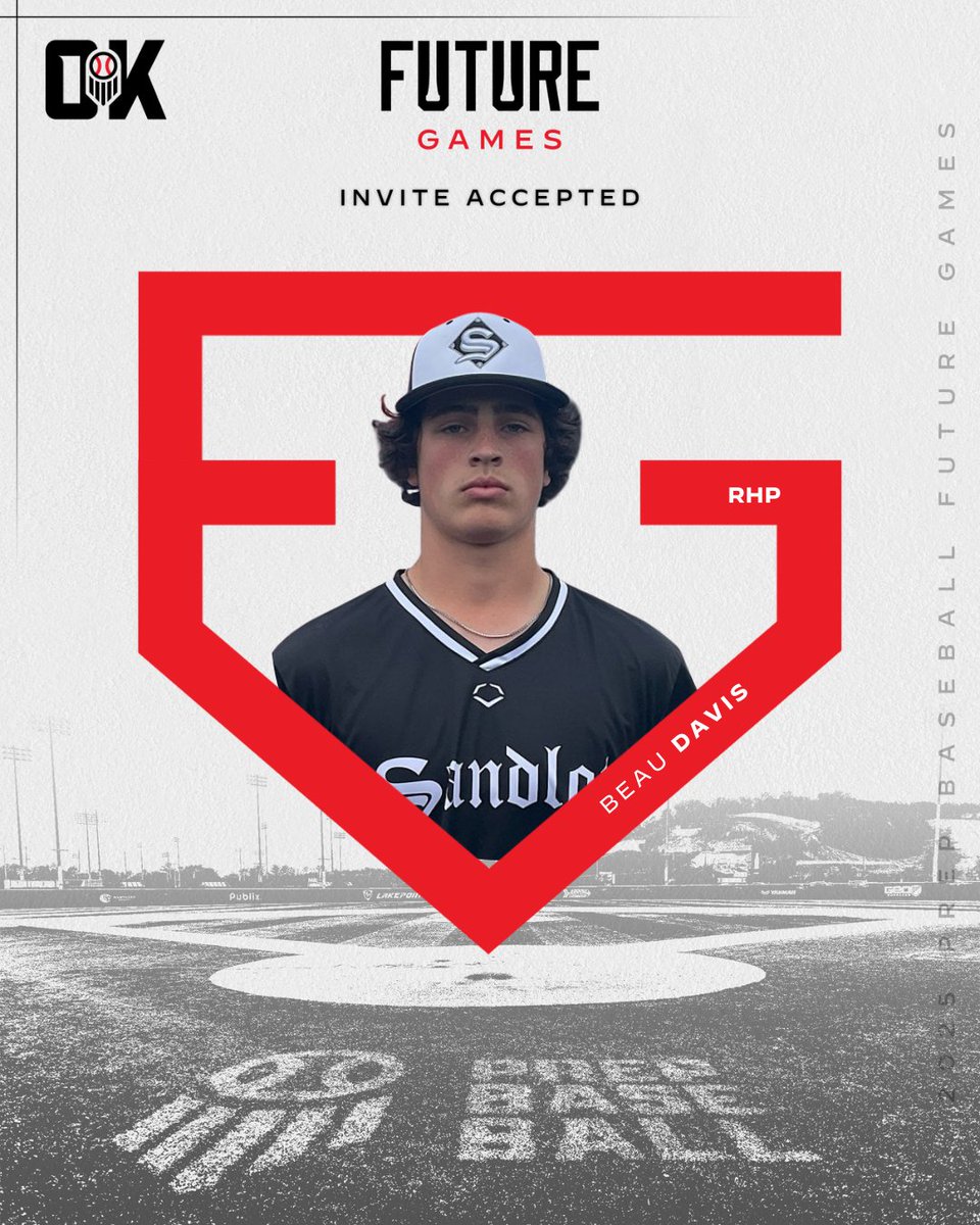 PBR Oklahoma (@prepbaseballok) on Twitter photo 𝗜𝗡𝗩𝗜𝗧𝗘 𝗔𝗖𝗖𝗘𝗣𝗧𝗘𝗗✅
RHP Beau Davis (Carl Albert) is locked to represent Team Oklahoma at the 2025 <a href="/prepbaseball/">Prep Baseball</a> Future Games!
👤: loom.ly/N766e10 // <a href="/BeauDav41702186/">Beau Davis</a> 𝗜𝗡𝗩𝗜𝗧𝗘 𝗔𝗖𝗖𝗘𝗣𝗧𝗘𝗗✅
RHP Beau Davis (Carl Albert) is locked to represent Team Oklahoma at the 2025 <a href="/prepbaseball/">Prep Baseball</a> Future Games!
👤: loom.ly/N766e10 // <a href="/BeauDav41702186/">Beau Davis</a>