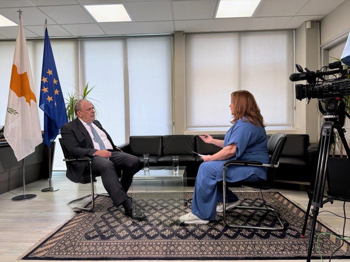 🎙️Ο ΓΕ <a href="/SavvidesGL/">George L. Savvides</a>  τον #διαχωρισμό των εξουσιών του θεσμού του Γενικού Εισαγγελέα 

Συνέντευξη στην <a href="/KotzamaniElli/">Elli Kotzamani</a> <a href="/Ant1Live/">Ant1 Live - Κύπρος</a>  

🎥YouTube👉 t.ly/w4kFi