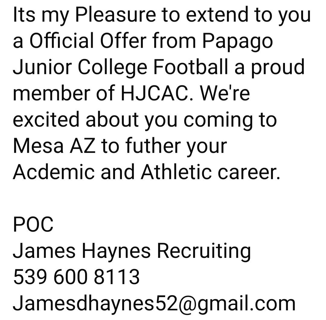 Ralph stokes (@ralphs_08baby) on Twitter photo Thankful to receive my 2nd offer from <a href="/PapagoPumas/">Papago Pumas JUCO Football</a> thank <a href="/CoachBStro/">Coach Strother</a> <a href="/N_W_Sports/">Nation Wide Sports!</a> Thankful to receive my 2nd offer from <a href="/PapagoPumas/">Papago Pumas JUCO Football</a> thank <a href="/CoachBStro/">Coach Strother</a> <a href="/N_W_Sports/">Nation Wide Sports!</a>