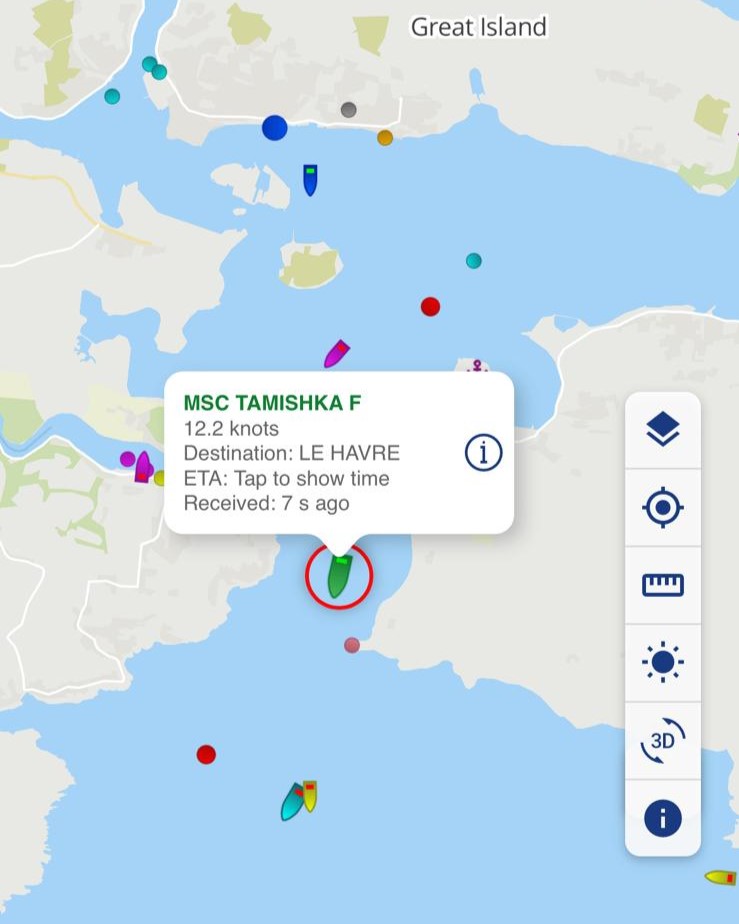 PortofCork's tweet image. MSC Tamishka F Sets Sail 🌊
A great shot of MSC Tamishka F departing from Ringaskiddy as she heads for Le Havre, France.
Wishing her smooth seas and a safe journey!
📸 Aidan Fleming
#KeepingCorkConnected