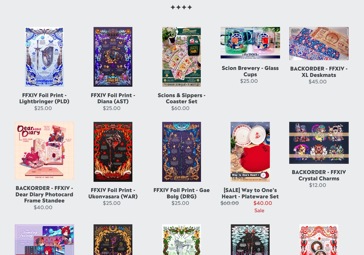 endymade's tweet image. The shop is reopen with backorders and con leftovers!
Prints are limited in stock to what's on hand so I can ship them out ASAP, but I will change the listing to Backorder status once those run out.
➡️ shop.circle-7.net