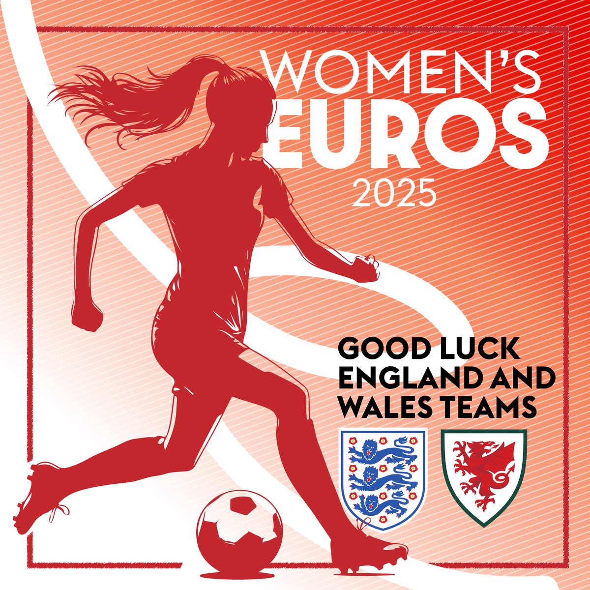 DCMS's tweet image. Good luck to @Lionesses and @Cymru in today's match
🦁🐉
@WEURO2025