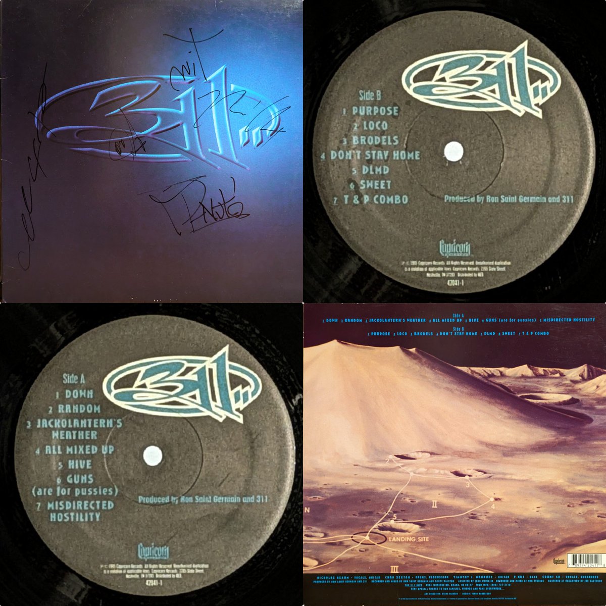 JINSHIT's tweet image. 07/11/2025
311
"311" (1995)
US press, LP, with signed by all members.

Released on this day, 30 years ago.

🎉30th anniversary🎉

@NickHexum
@aaron_wills
#311band #bluealbum #90srock #alternativerock #raprock
                    instagram.com/p/DL-MJZeSRe5/…