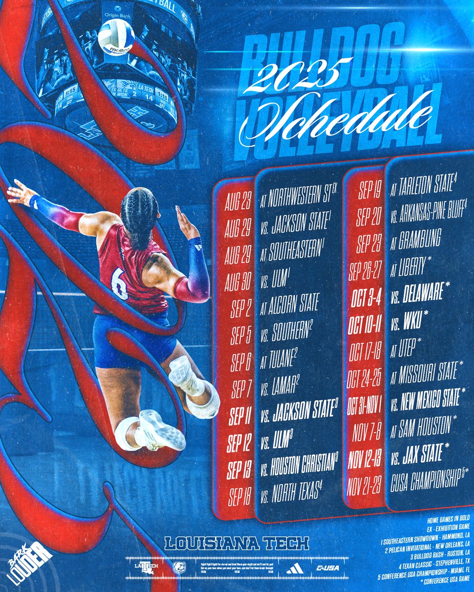 LA Tech Volleyball 🐶🏐 tweet media