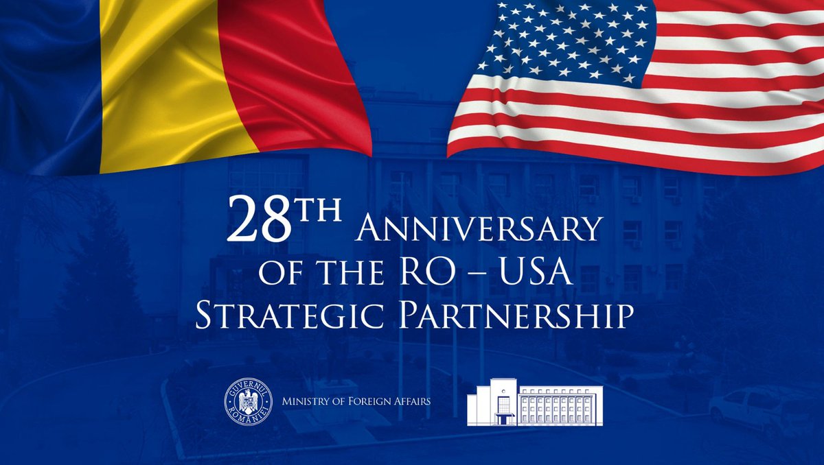 28 years ago today, we launched the Strategic Partnership between 🇷🇴-🇺🇸. Built on shared values, this strong bond continues to be a positive force in advancing our security, prosperity, energy cooperation and people-to-people ties. Happy July 11th, Day of Friendship between