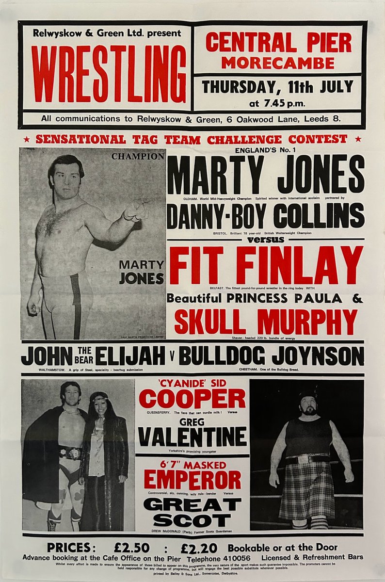 <a href="/RobbyBrookside/">Robby Brookside</a> <a href="/WrestlingCardz/">Portsmouth Wrestling History</a> <a href="/ostpies/">Ost’s Wrestling Archive</a> <a href="/davemeltzerWON/">Dave Meltzer</a> Shows from 1982 &amp; 1985