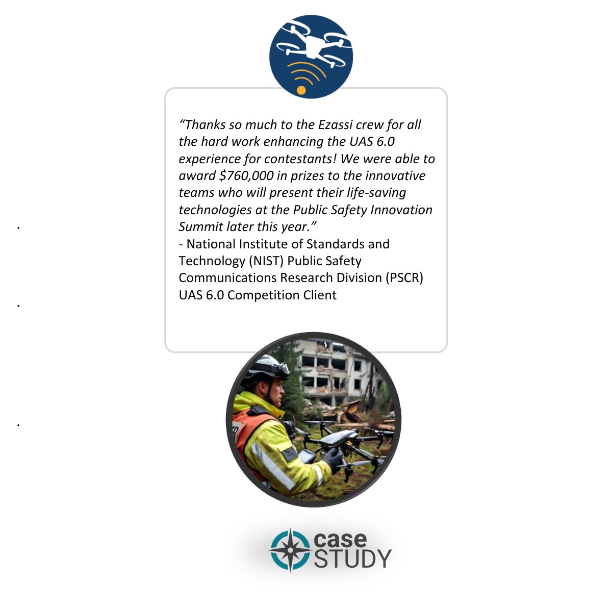 InnoLead's tweet image. Discover how the National Institute of Standards &amp;amp; Technology used our partner Ezassi&apos;s innovation management portal to power the UAS 6.0 Innovation Challenge- advancing wireless data-gathering technologies for uncrewed aircraft systems. hubs.ly/Q03wyRc10