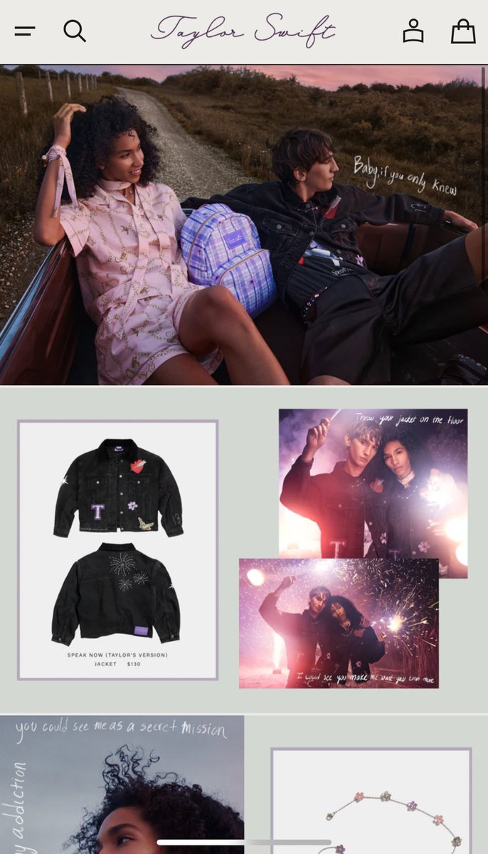 TSMerchAlerts's tweet image. Speak Now Anniversary Collection!
#TAYLORSWIFT