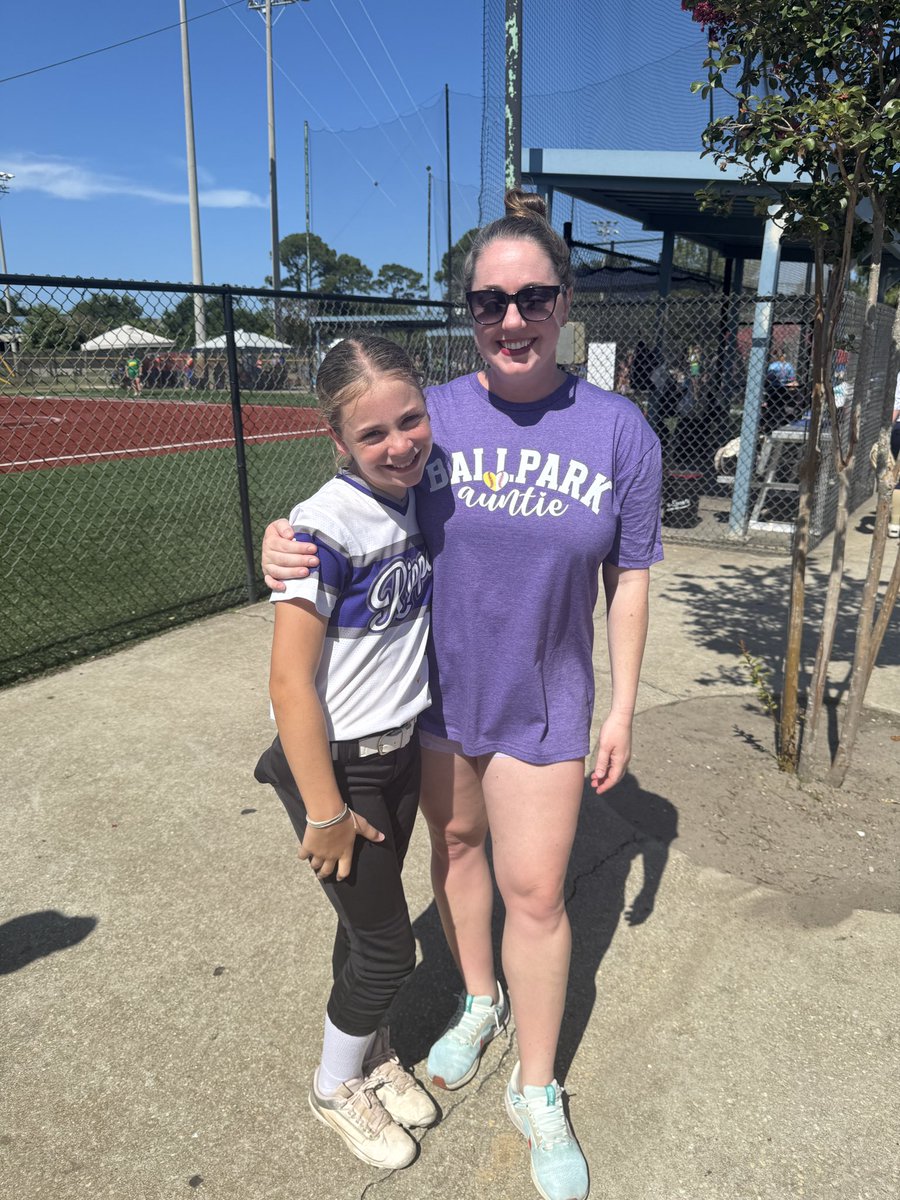 When your niece can do both, it’s a busy summer off!🩰🥎