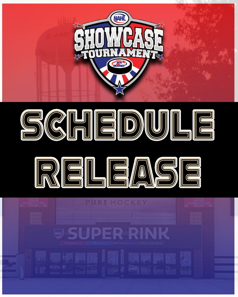 BismarckBobcats's tweet image. Yesterday, the NAHL released the schedule for the 2025 NAHL Showcase at the Super Rink in Blaine, Minnesota! Here are the Bobcats' opponents for the "Greatest Show on Ice!"