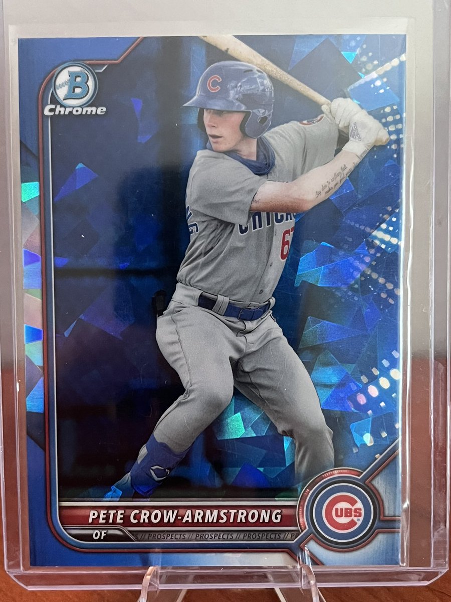 MJsCards21's tweet image. Raw Card of the Day: 

PCA 2022 Chrome Prospects Sapphire