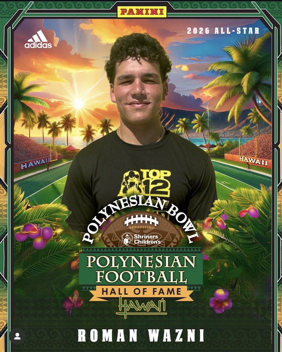 Roman Wazni (@roman_wazni32) on Twitter photo Had an amazing time at <a href="/TheChrisRubio/">Rubio Long Snapping®</a> top 12 camp in Idaho! Incredibly blessed to be selected for the Polynesian Bowl and also selected as a top 12 finalist! Thank you Chris Rubio for the great experience. <a href="/BPS_Football/">Berkeley Football</a> <a href="/HKA_Tanalski/">Adam</a> <a href="/CruzARubio/">Cruz Rubio</a> <a href="/coachgolds_/">Jonathan Goldstein</a> <a href="/polynesiabowl/">POLYNESIAN BOWL</a> Had an amazing time at <a href="/TheChrisRubio/">Rubio Long Snapping®</a> top 12 camp in Idaho! Incredibly blessed to be selected for the Polynesian Bowl and also selected as a top 12 finalist! Thank you Chris Rubio for the great experience. <a href="/BPS_Football/">Berkeley Football</a> <a href="/HKA_Tanalski/">Adam</a> <a href="/CruzARubio/">Cruz Rubio</a> <a href="/coachgolds_/">Jonathan Goldstein</a> <a href="/polynesiabowl/">POLYNESIAN BOWL</a>