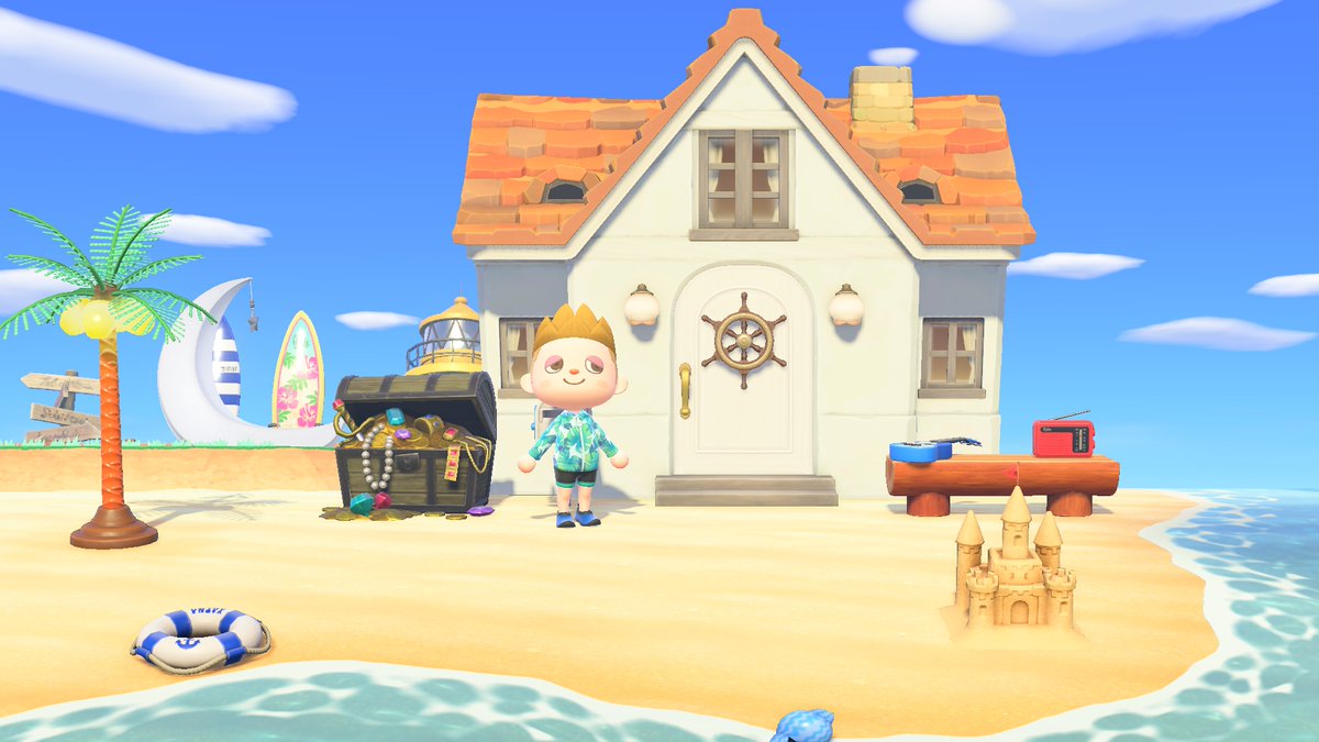 Speaking of summer, I think it's about time to hop in my wet suit and dive into some summer fun, don't you? Nook Shopping is now selling Marine Day items, so be sure to check it out!