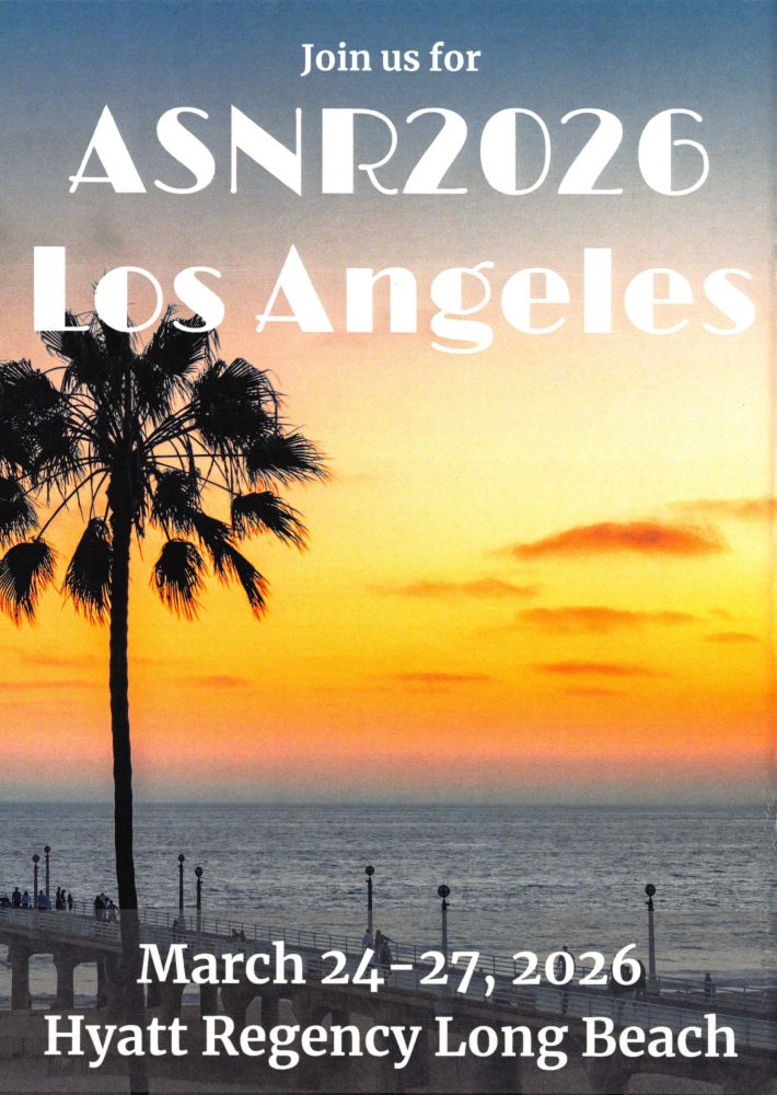 Already planning your 2026 conference schedule? You're not going to want to miss #ASNR2026 in sunny Los Angeles, CA! Join us March 24-27 for an amazing event full of great conversations, scientific sessions, networking opportunities, and more!

#neurorehabilitation #neurotwitter