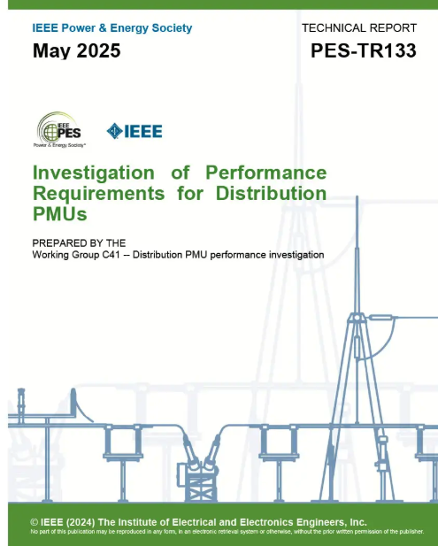 ieee_pes's tweet photo. โจ New! Technical Report (TR 133): Investigation of Performance Requirements for Distribution PMUs
Access here: https://t.co/a1YcbNeGvg
...
#ieeepes #technicalreport #TR133 #PMUs #distributionnetworks #transmission https://t.co/iDQGls931Z