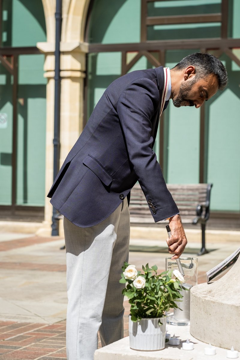 At the Guildhall Courtyard in Northampton, we marked the 30th anniversary of the Srebrenica genocide — honouring the lives lost and standing united against hatred and division.

We thank all who joined us in reflection, solidarity, and hope 🕊️