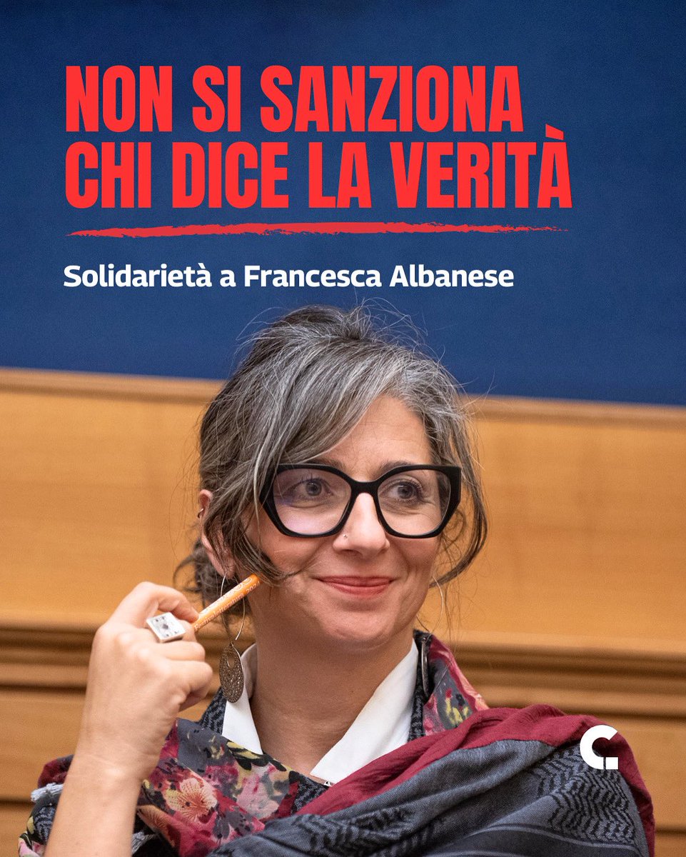 Francesca Albanese, relatrice speciale dell’Onu sui diritti umani nei territori palestinesi occupati, è stata sanzionata dagli Stati Uniti per aver svolto il proprio mandato. La sua colpa? Avere denunciato violazioni documentate, nel rispetto del diritto internazionale. A lei va