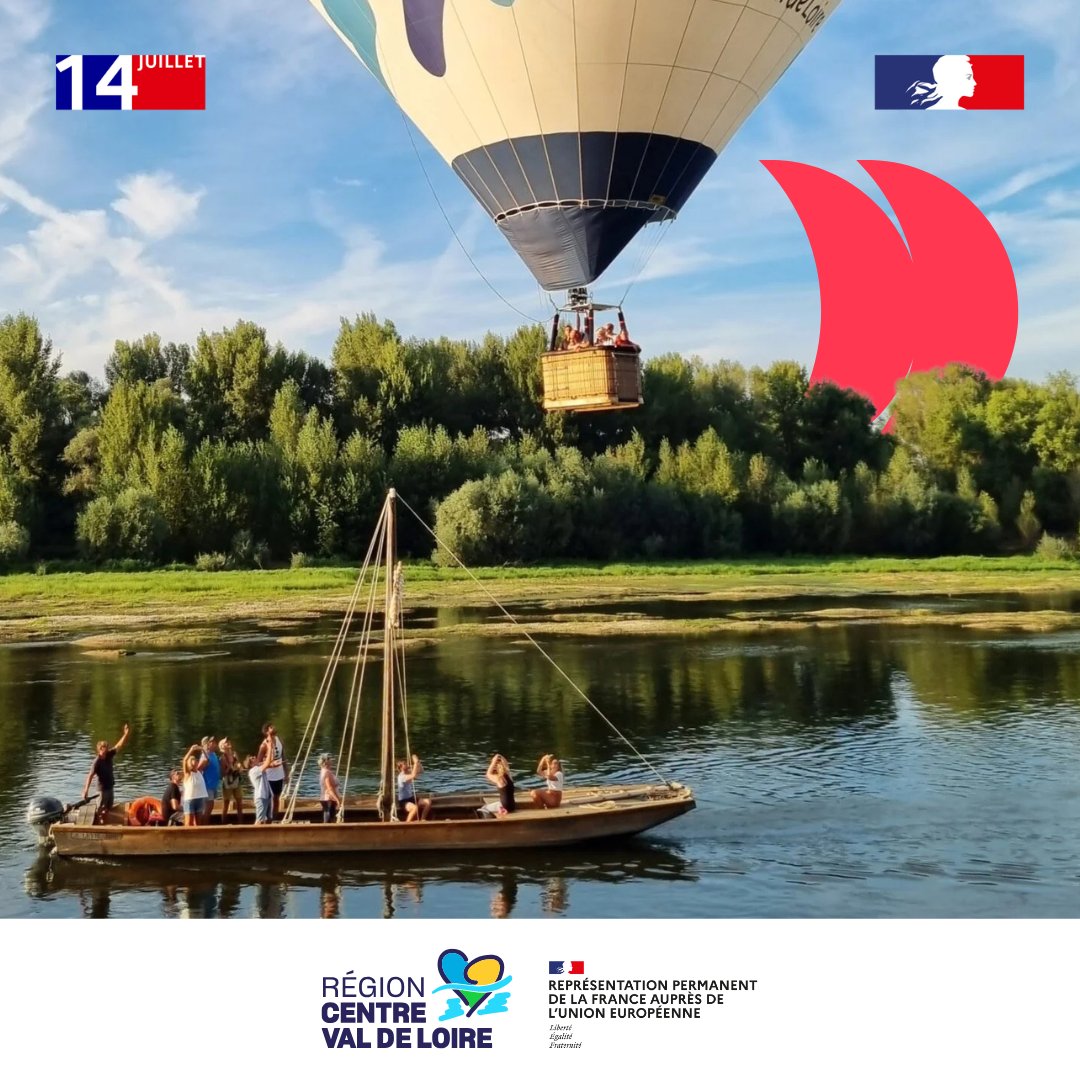 #Europe 🇪🇺
🌟 La <a href="/RCValdeLoire/">Région Centre-Val de Loire</a>, territoire des #NouvellesRenaissances, invité d’honneur à Bruxelles pour le #14Juillet !

À la <a href="/RPFranceUE/">La France dans l’UE 🇫🇷🇪🇺</a>, la Région partagera ses paysages, sa gastronomie &amp; sa culture ✨

🎉 25 ans Val de Loire #UNESCO
🚲 20 ans #LoireAVélo
🍽️ 15 ans du Repas 🇫🇷