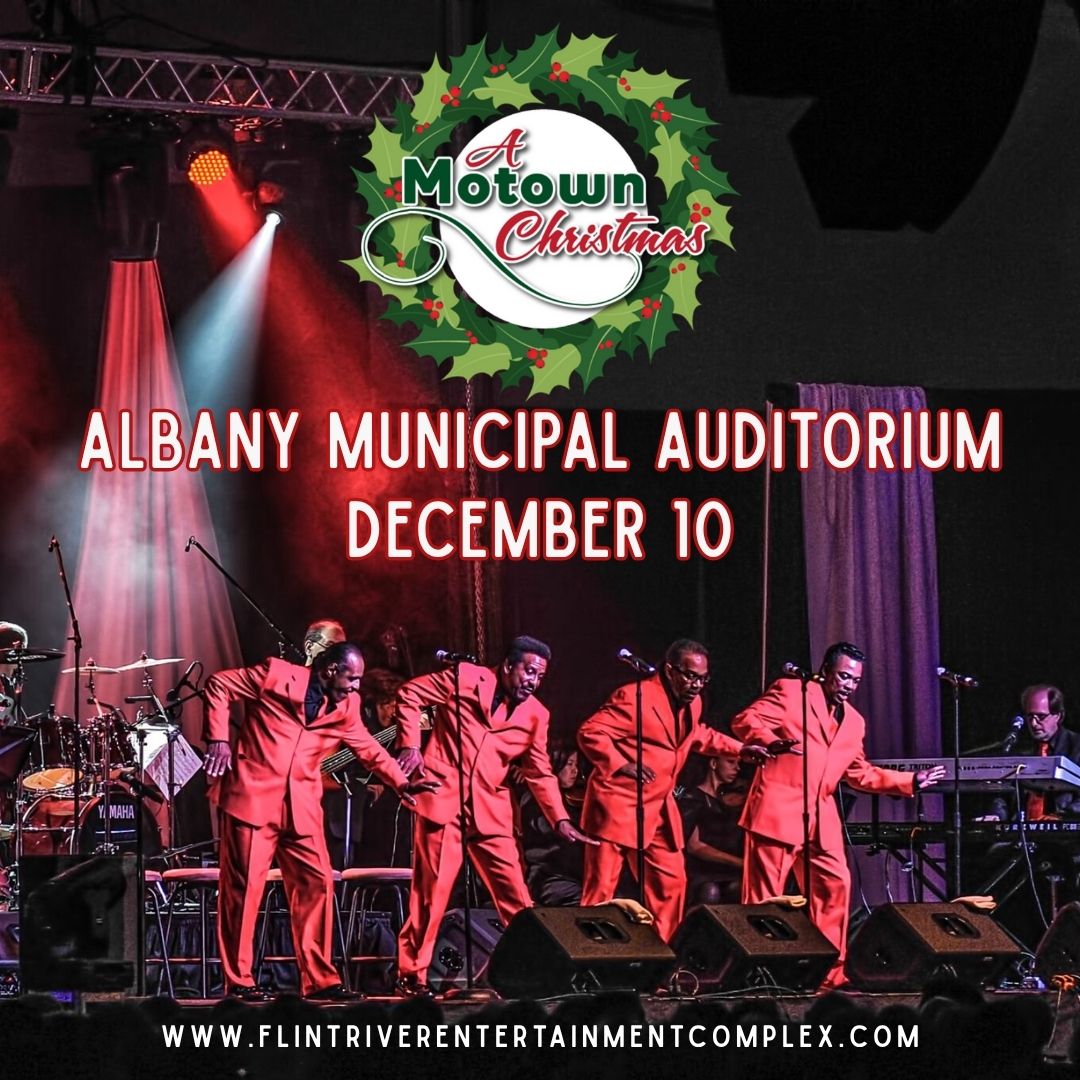 💥 ON SALE NOW 💥

A Motown Christmas is coming to the Albany Municipal Auditorium on December 10 at 7 PM! 📢 

📅 December 10
📍 Albany Municipal Auditorium
⏰ 7 PM
🎟️ ticketmaster.com/motown-christm…
or in person at the Georgia’s Own Box Office located at the Albany Civic Center