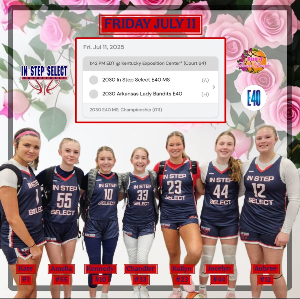 Schedule for Run for the Roses Today!!!