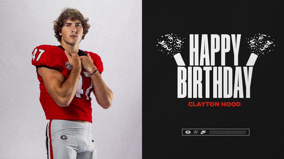 Happy Birthday, <a href="/Clayton_Hood_/">Clayton Hood</a> !!

#GoDawgs