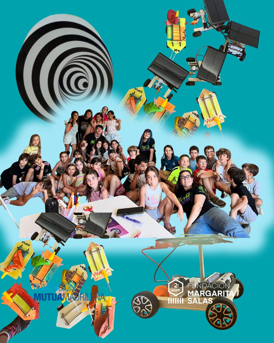 Fundación Margarita Salas (@msalasfundacion) on Twitter photo 🔬Hoy ponemos punto final a una aventura científica inolvidable.
Durante estas semanas, en los Campamentos Científicos #FactoríaSTEAM, que organizamos en colaboración con la <a href="/fundacionmutua/">FundaciónMutuaMad</a>, los más pequeños se han convertido en exploradores, inventores y pequeños científicos. 🔬Hoy ponemos punto final a una aventura científica inolvidable.
Durante estas semanas, en los Campamentos Científicos #FactoríaSTEAM, que organizamos en colaboración con la <a href="/fundacionmutua/">FundaciónMutuaMad</a>, los más pequeños se han convertido en exploradores, inventores y pequeños científicos.
