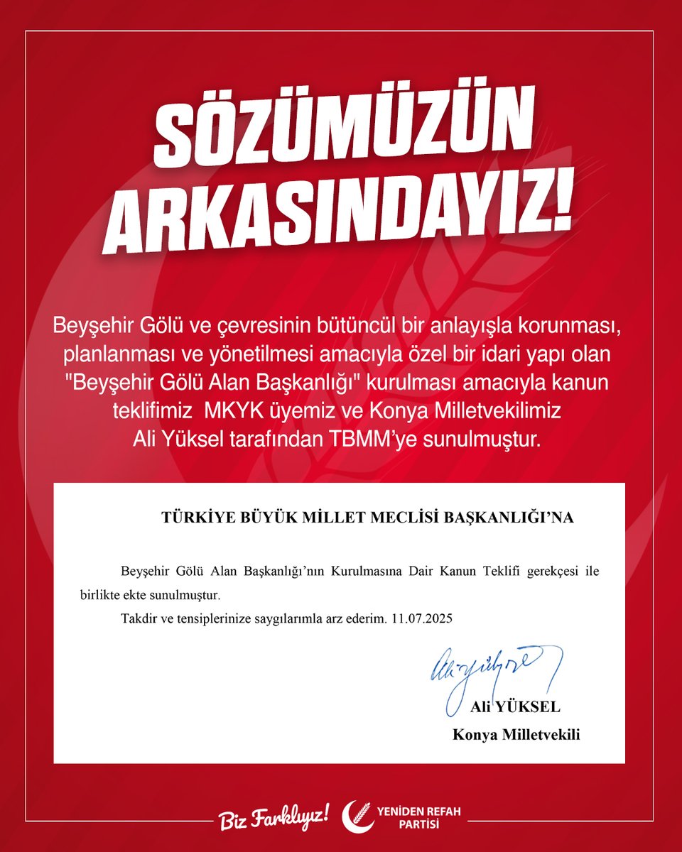 Sözümüzün Arkasındayız!