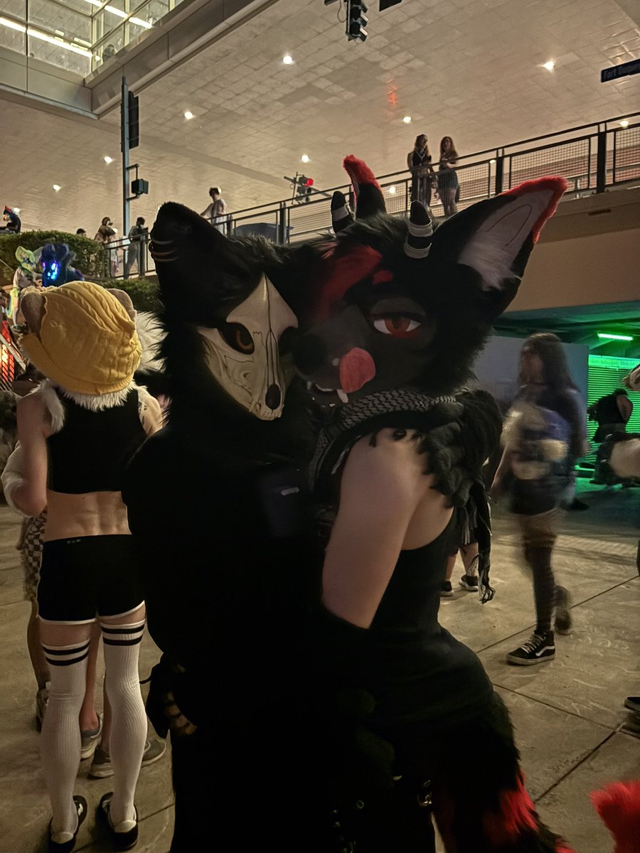 Glad to have finally met that little cutie at AC~ <a href="/goosy_luci/">Luci</a> 
#FursuitFriday
