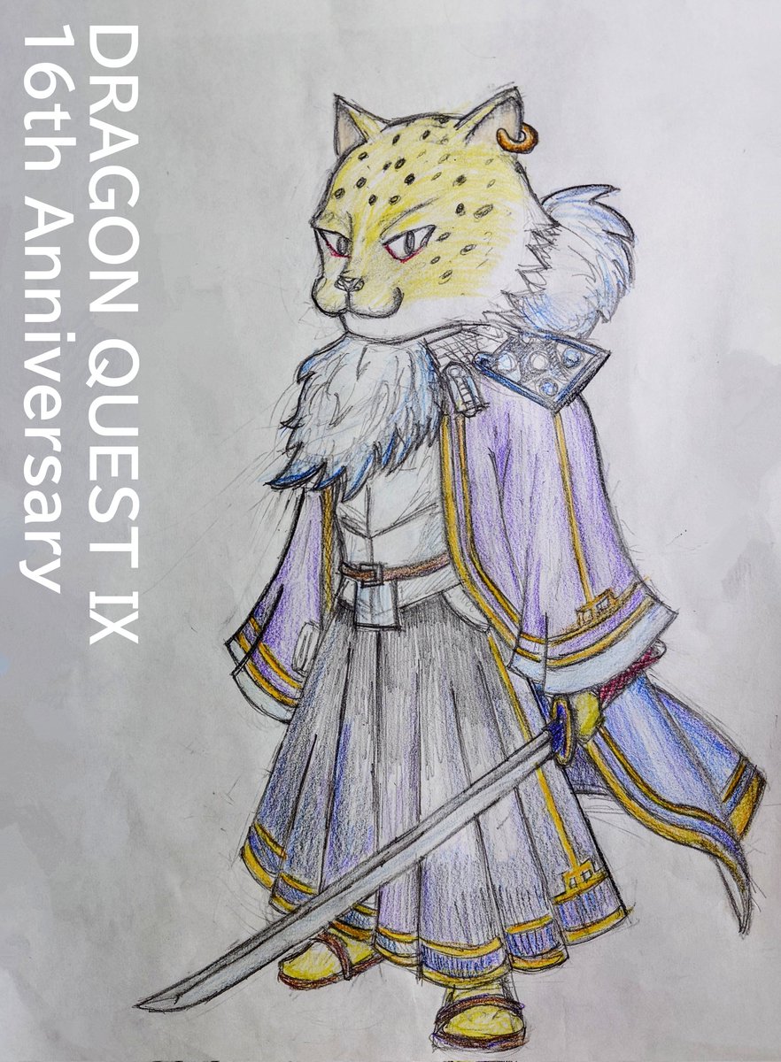 sudachi_games's tweet image. 盛大に遅刻ですが、おめでとうございます。
#DQIX16周年
#ドラクエ9祝16周年