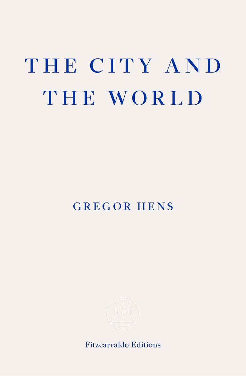 The City and The World by Gregor Hens (trans. Jen Calleja) (⭐️⭐️⭐️⭐️⭐️) Loved this! A style of writing I really enjoy and such interesting content, a lot of it has stuck with me. Vaguely experimental but not in a pretentious way. Really want to read more of his work now.
