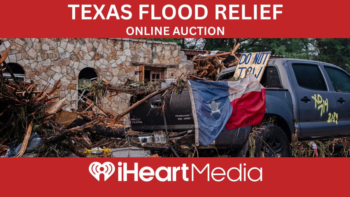 iHeartMedia Texas is proud to stand with our community in the wake of the devastating floods that struck Kerr County on July 4th. 

zeffy.com/en-US/ticketin…