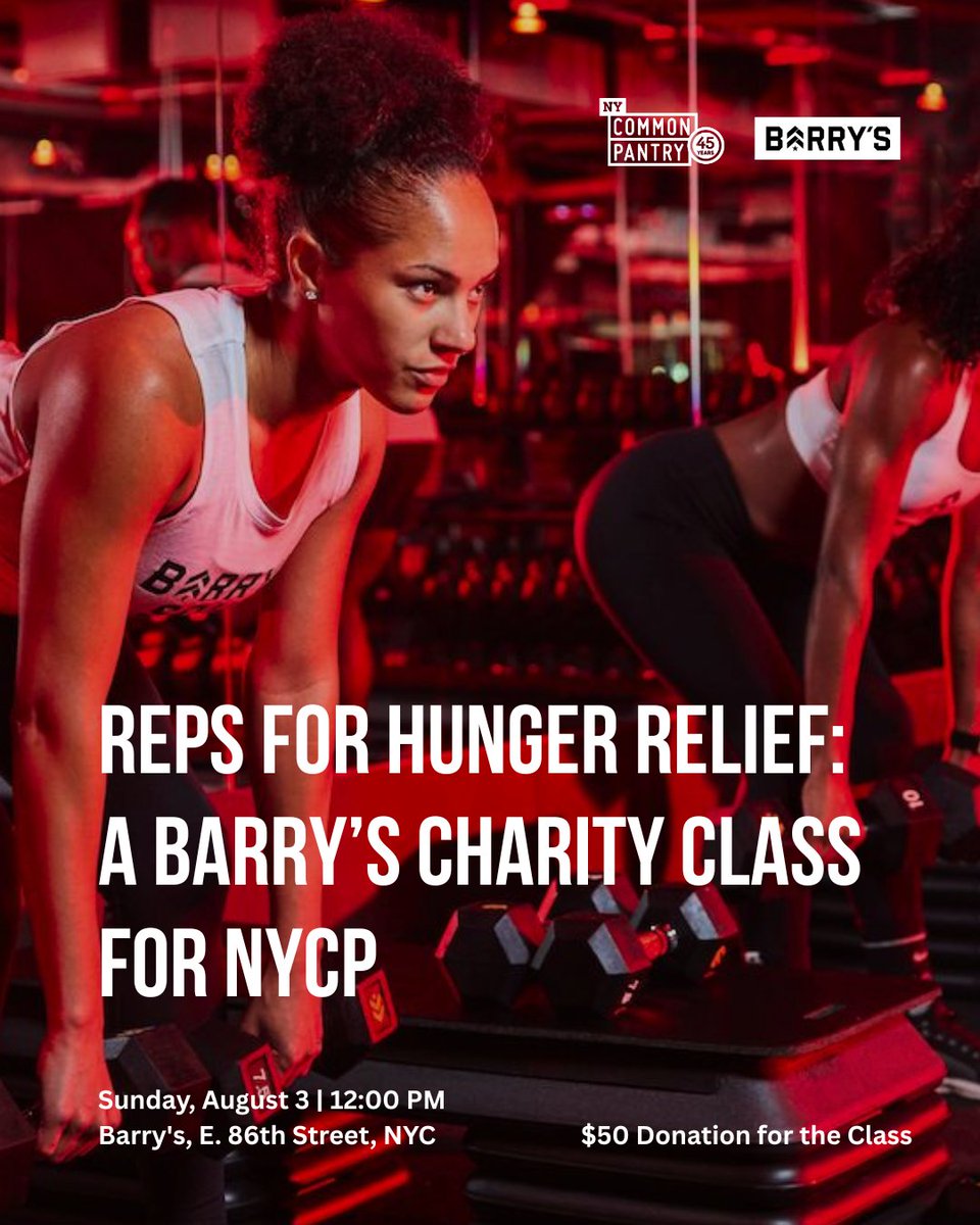 Looking for a way to get in a great workout and give back? NYCP's Associate Board is teaming up with <a href="/Barrys/">Barry's</a> UES for an exclusive charity fitness class that's more than just a workout—it's a way to give back. 💪

Secure your spot here: bit.ly/4lxVzdl