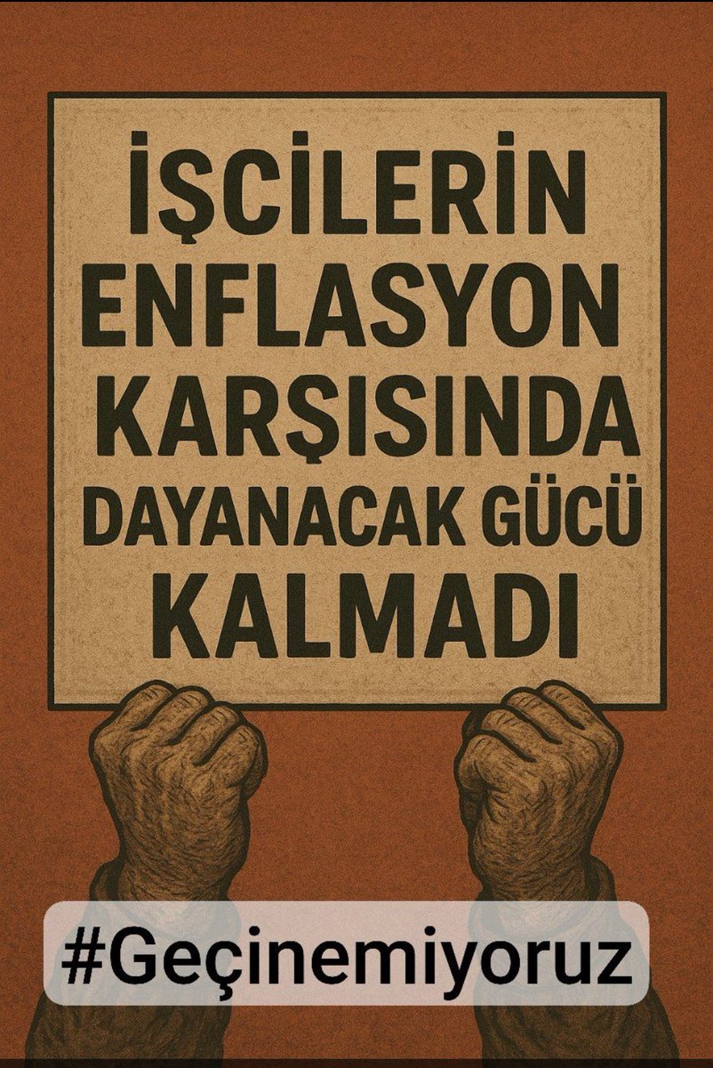 Ayşe Koç Ülker (@aysekoculker35) on Twitter photo Enflasyon %70, maaş farkı 0…
Çaya bile zam geldi ama işçiye gelmedi.
Herhalde biz “kamu personeli” değil, “gönüllüyüz”!
#zordayizgecinemiyoruz
Reisİşçiler MüjdeBekliyor
<a href="/RTErdogan/">Recep Tayyip Erdoğan</a> <a href="/_cevdetyilmaz/">Cevdet Yılmaz</a> <a href="/burhanduran/">Burhanettin Duran</a> <a href="/avabdullahguler/">Abdullah Güler</a> <a href="/isikhanvedat/">Prof. Dr. Vedat Işıkhan</a> <a href="/MahinurOzdemir/">Mahinur Özdemir Göktaş</a> Enflasyon %70, maaş farkı 0…
Çaya bile zam geldi ama işçiye gelmedi.
Herhalde biz “kamu personeli” değil, “gönüllüyüz”!
#zordayizgecinemiyoruz
Reisİşçiler MüjdeBekliyor
<a href="/RTErdogan/">Recep Tayyip Erdoğan</a> <a href="/_cevdetyilmaz/">Cevdet Yılmaz</a> <a href="/burhanduran/">Burhanettin Duran</a> <a href="/avabdullahguler/">Abdullah Güler</a> <a href="/isikhanvedat/">Prof. Dr. Vedat Işıkhan</a> <a href="/MahinurOzdemir/">Mahinur Özdemir Göktaş</a>