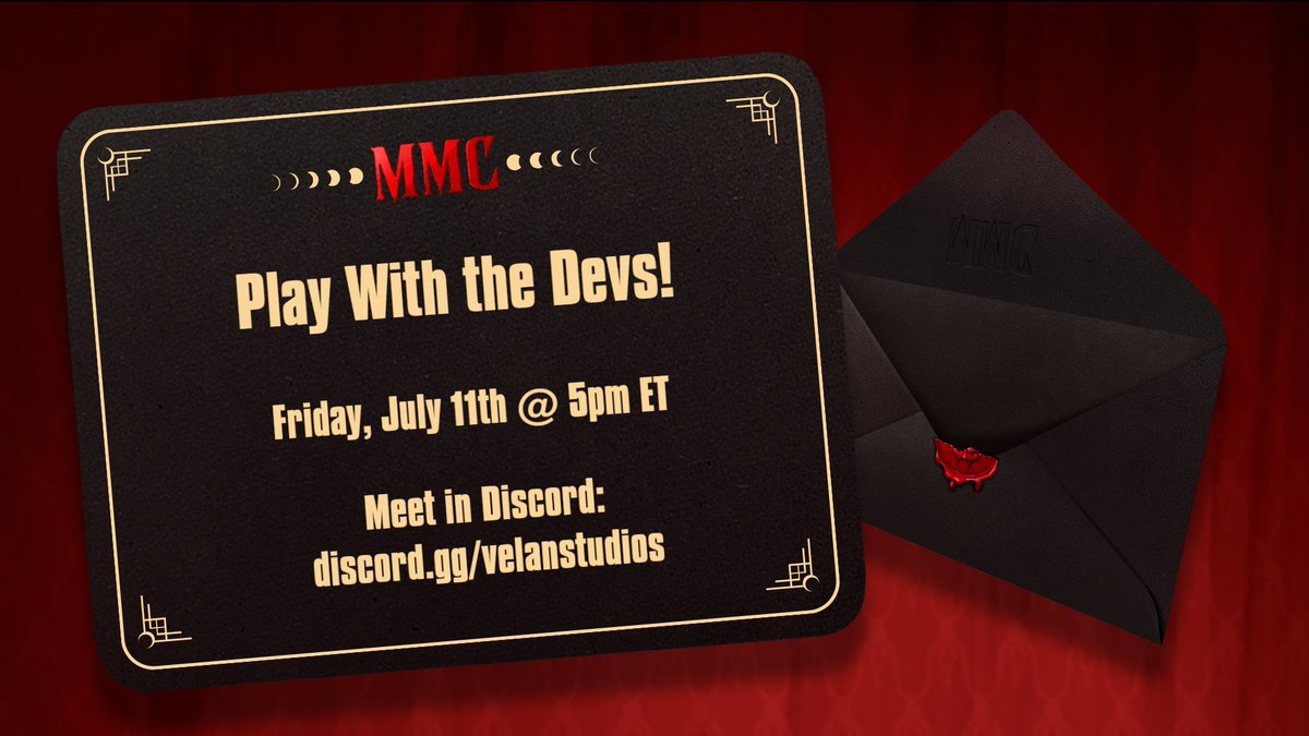 Download our newest build now and come to tonight's Play with the Devs session later!
Instructions posted in discord: discord.gg/velanstudios