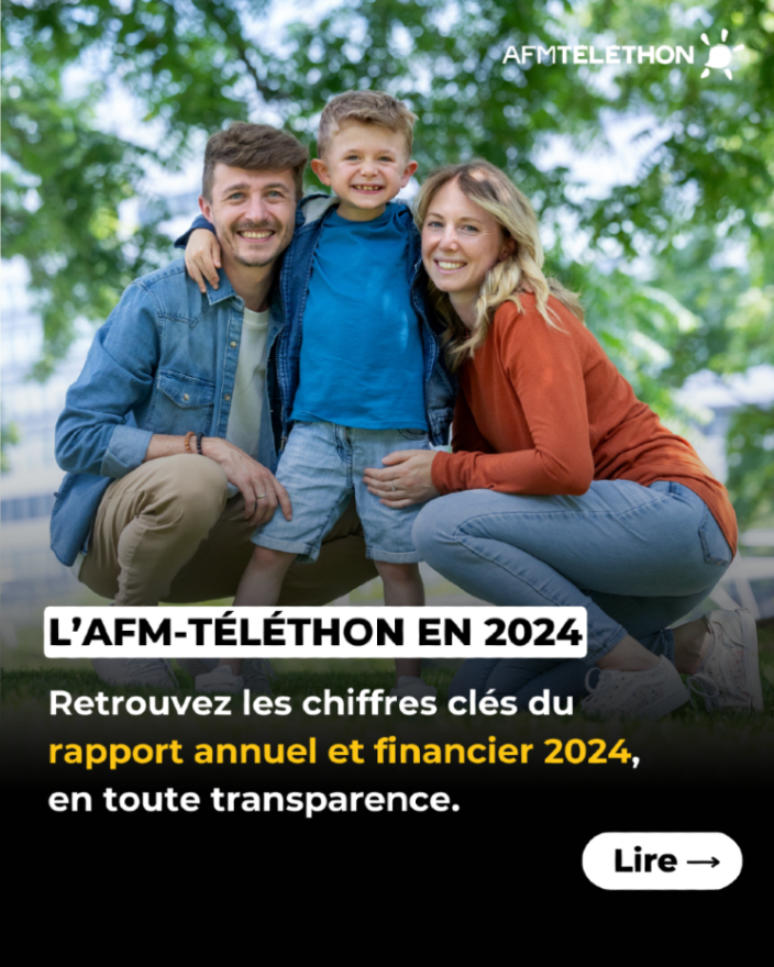 Telethon_France's tweet image. Fidèle à son engagement de transparence, l'AFM-Téléthon présente, chaque année, les actions menées dans le cadre de ses missions sociales : Guérir, Aider et Communiquer ainsi que les comptes détaillés dans son Rapport Annuel et Financier .
📘📊 bit.ly/AFM-rapport-an…