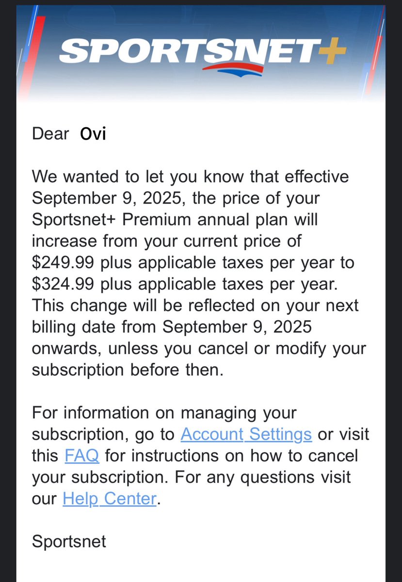 Been seeing this make the rounds, just as I was seriously considering cutting the cable and streaming my Sportsnet and TSN (sports is about all I watch on cable anymore). Serious question - where else can a Canadian reliably get NHL and Blue Jays games?