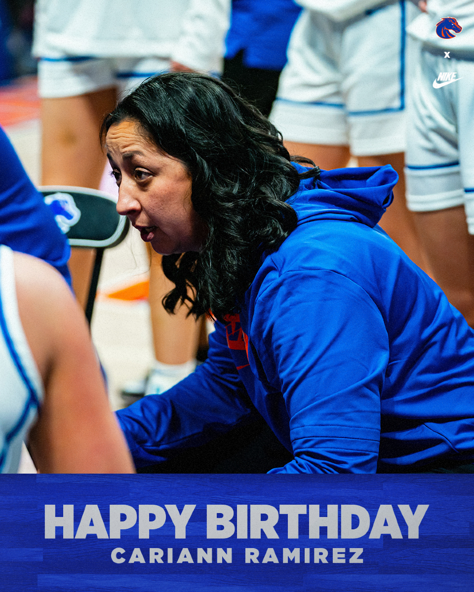 BroncoSportsWBB's tweet image. Wishing a happy birthday to Coach Cariann Ramirez! 🥳
#BleedBlue | #WhatsNext