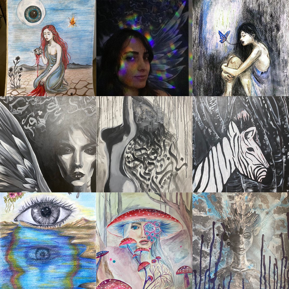 Samantha_Moayed's tweet image. I’m Samantha 🤍
Painting is a spiritual journey٫one that begins in the heart, not in the mind.
I’m mostly self-taught, though I’ve taken some painting courses too.
🎨 I see myself more in the surreal style; that’s why I use elements in unexpected places.
objkt.com/users/tz1Smj1w…