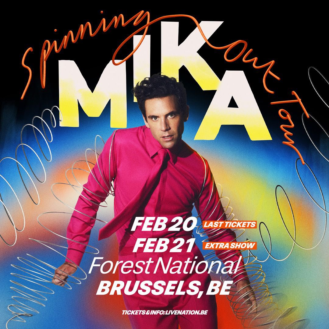 mikasounds's tweet image. Unbelievable! Forest National almost sold out! How about we spin out for a second night! 
livenation.be/mika-tickets-a…