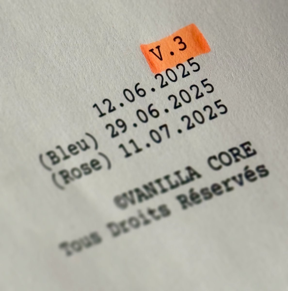 VanillaPictures's tweet photo. v3… casting, pre-prod en cours… 🩺⚡️💀

#maboul #script #outline #ecriture #scenario #courtmétrage #thriller #savethecat #writerduet https://t.co/LuuTq26861