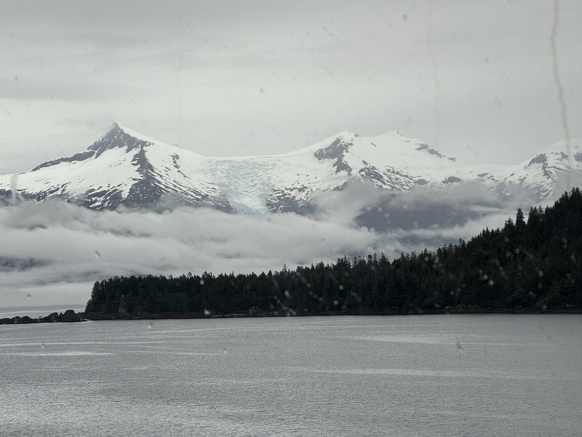 DSweeting's tweet image. Struck by the vast expanse of uninhabited land—a mixture of rain forest, snowy mountains along the inside passage of the Alaska coast