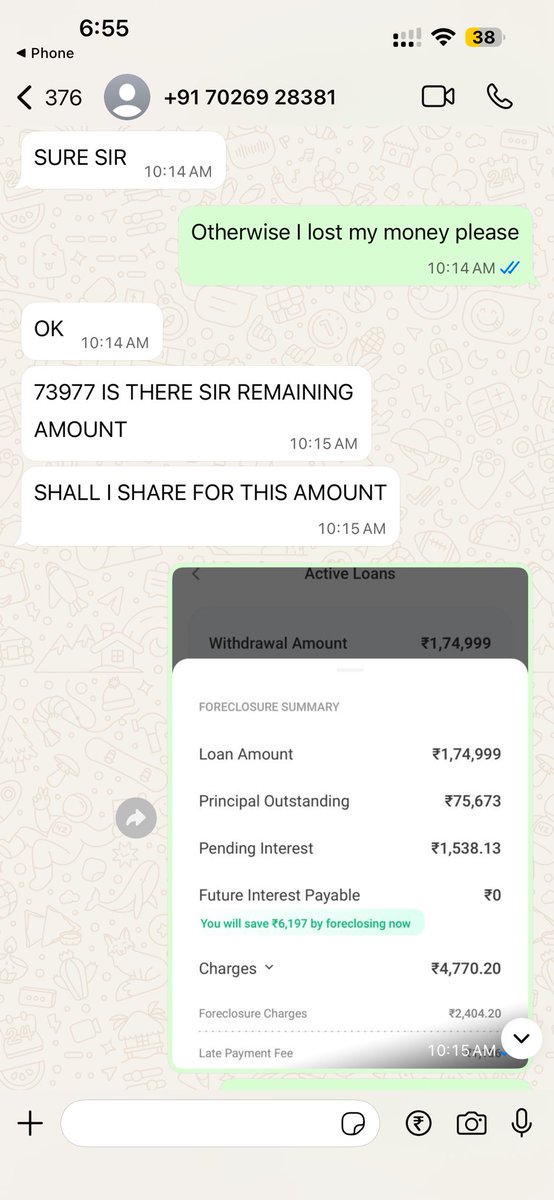 Gokul014's tweet photo. @MobiKwik @RBI @FinMinIndia I closed my loan How come again asking to pay loan ? https://t.co/ZKufguxgey