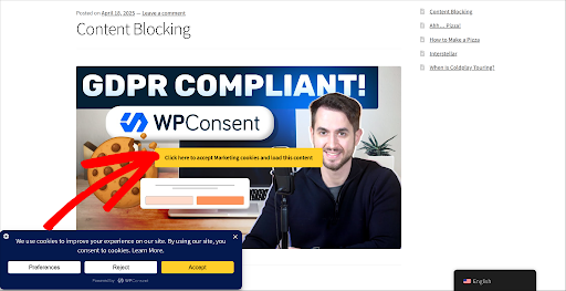 Did you know that many visitors only engage with videos on a site that respects their privacy preferences?

To give you more control over user privacy and website compliance, <a href="/wpconsent/">wpconsent</a> now has a new Content Blocking feature which prevents third-party services from loading