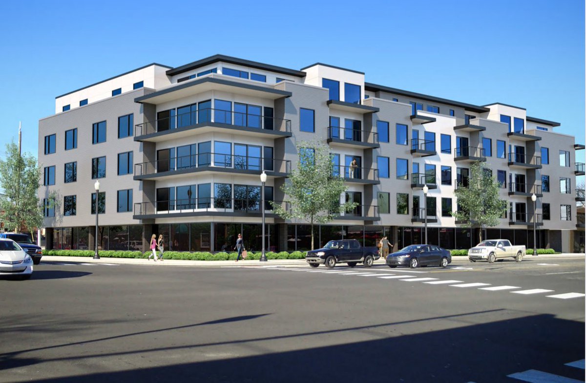 RoyalOakAcorn's tweet image. There will be a hearing at the next City Commission meeting (7/14) to consider demolition of the former auto service building at Main and Gardenia due to neglect.
There was a previous proposal for apartments there, but it was rejected by the Planning Commission in 2019.