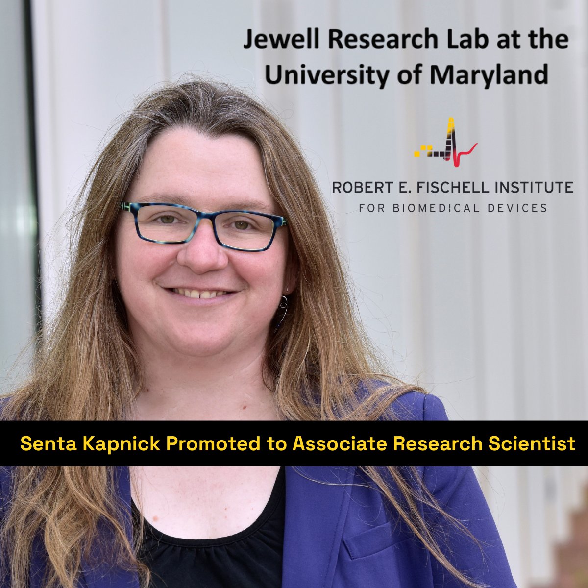 Fischell Institute for Biomedical Devices (@fischellinstumd) on Twitter photo Congrats to Senta Kapnick from <a href="/JewellBioE/">Dr. Christopher M. Jewell</a> 's lab at the Fischell Institute on her promotion to Associate Research Scientist 🎉
“It’s like one big, collaborative family here, all working to translate creative science,” she says.
fischellinstitute.umd.edu/news/story/sen… Congrats to Senta Kapnick from <a href="/JewellBioE/">Dr. Christopher M. Jewell</a> 's lab at the Fischell Institute on her promotion to Associate Research Scientist 🎉
“It’s like one big, collaborative family here, all working to translate creative science,” she says.
fischellinstitute.umd.edu/news/story/sen…