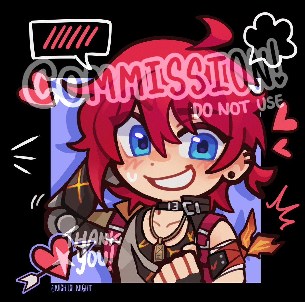 Chibi commission done for @fxeien ‼️ tysm for commissioning me 💖
