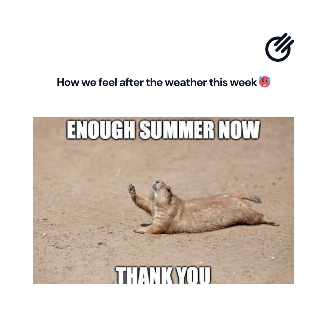 Who else is feeling the heat at the moment 🥵