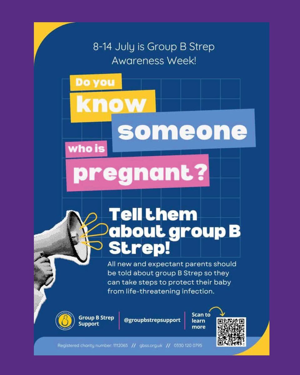 MedNegTozers's tweet image. 📅 This week our Medical Negligence team are raising awareness throughout the firm’s Exeter office of some of the signs of late-onset Group B Strep and early-onset Group B Strep.
@GBSSupport @M_R_F
#GBSAW #GroupBStrep