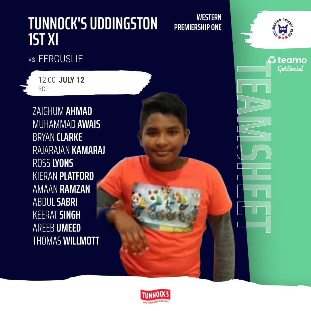 UddyCricket's tweet photo. Weekend Fixtures 
The weather’s looking gorgeous ☀️ for games on Saturdays!
1st XI vs Ferguslie – Home
Bothwell XI – Away at Williamfield (Stirling)

Enjoy the sunshine and get behind the teams. 

#uddingston #cricketscotland #bothwell #Westernpremiership #UddingstonCC #wdcu https://t.co/3c8koHdxGs